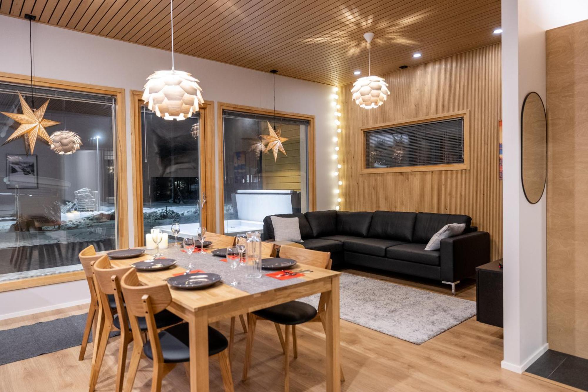 Premium Lapland Villa With Jaguzzi Рованиеми Экстерьер фото